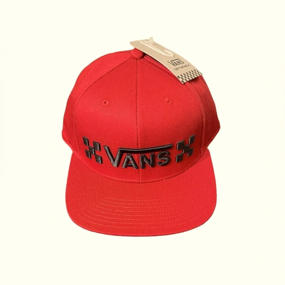 VANS Men’s DROP CHECK SB Chili Pepper Hat 🆕 - Picture 6 of 6